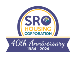 A logo for the sro housing corporation.