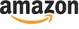 A black and white logo of amazon. Com