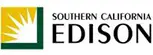 A black and white image of the southern california edison logo.