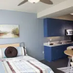 renato apartments staged - blue